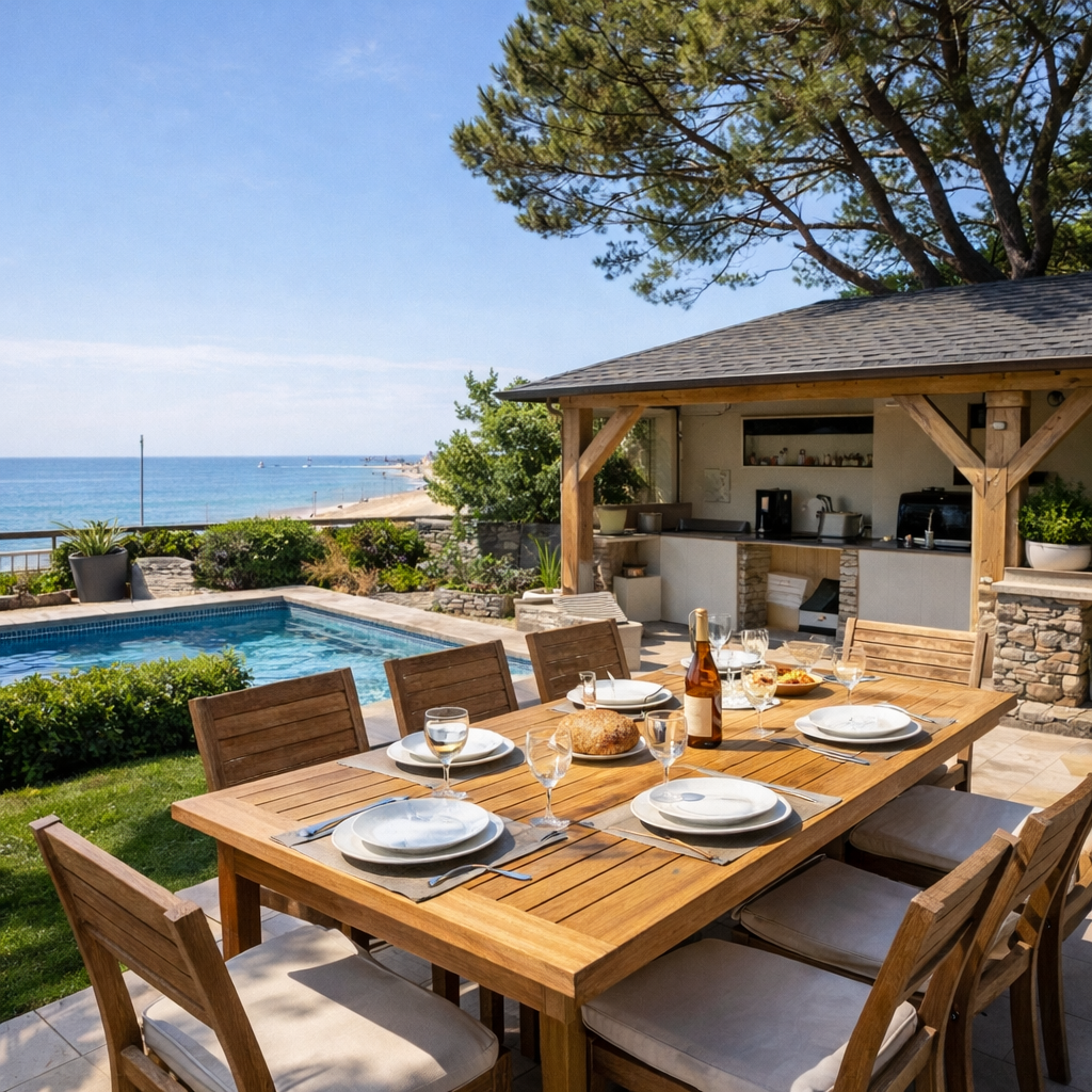 Chalet bois & feu de camp – Le Pouliguen